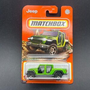 Matchbox 2020 '20 Jeep Gladiator Vehicle Green Diecast 1/64 Scale 07/102